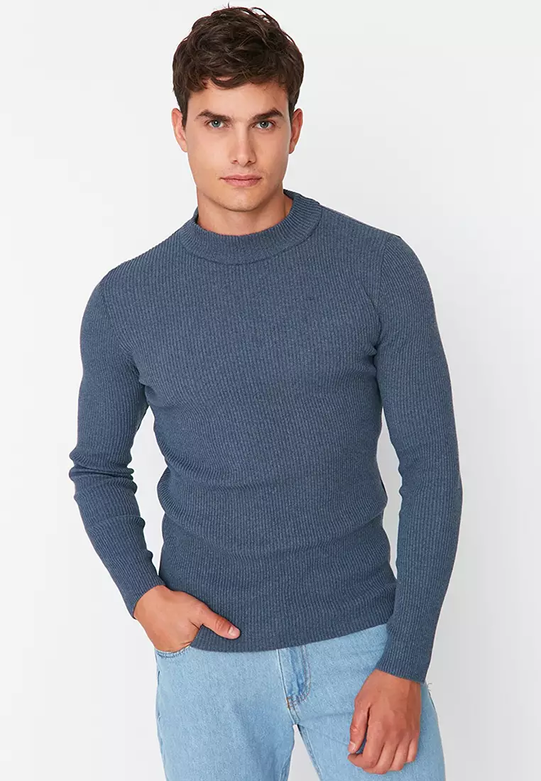 Half Turtleneck Sweater