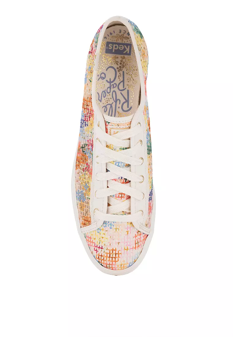 Keds triple kick striped mesh sales