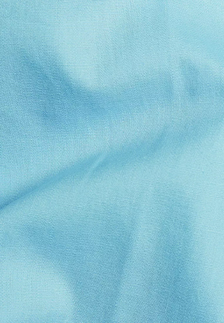 Crocodile MALE 0129 Blue 14 - Men Shirt Kemeja Lengan Pendek - Relax Fit - Katun