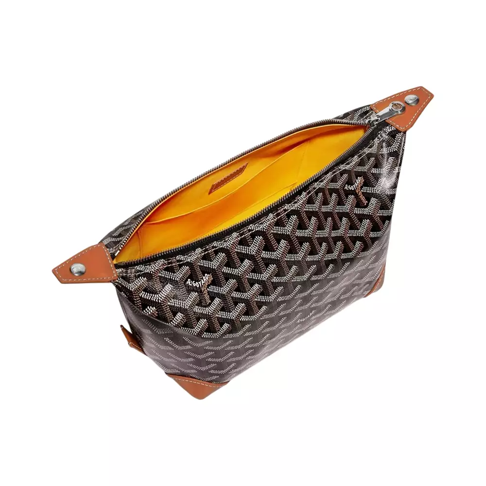 Bowling 25 Toiletry Bag Black Tan