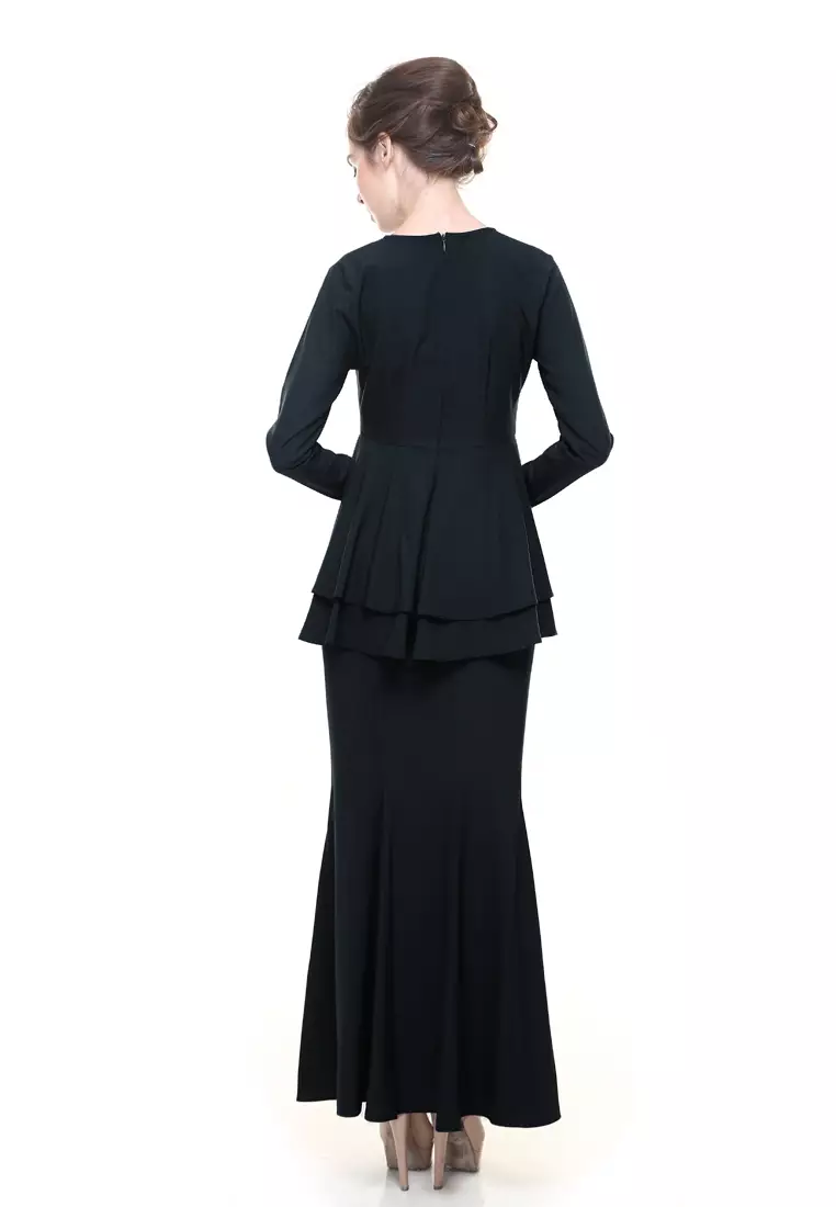 Lora Peplum in Black