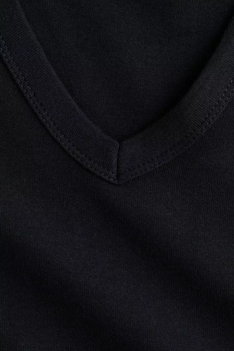 Ribbed V-neck vest top