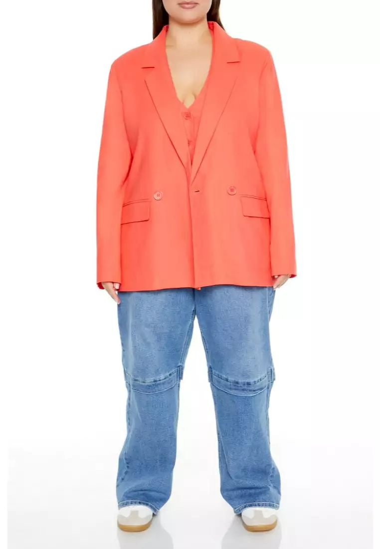 Forever 21 double breasted blazer hotsell