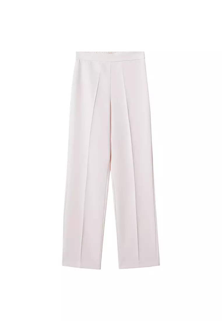 Elastic Waist Suit Trousers