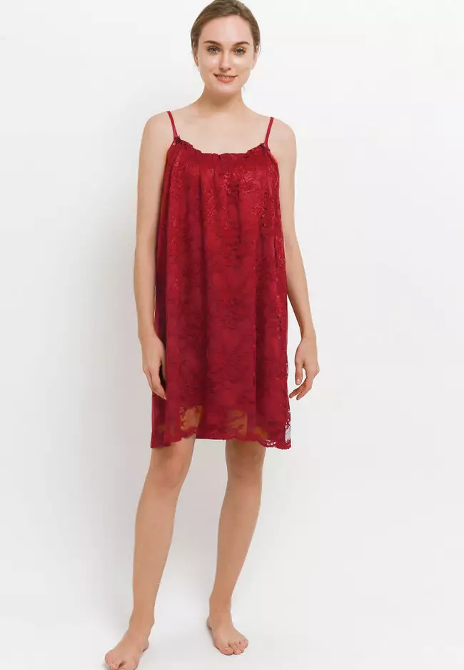 Daster Dress Sleepwear Satin Silk