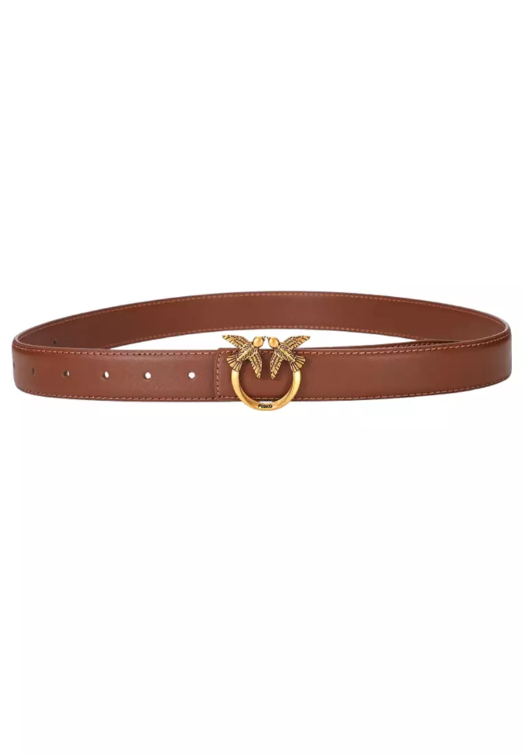 Swallow Buckle Leather Belt