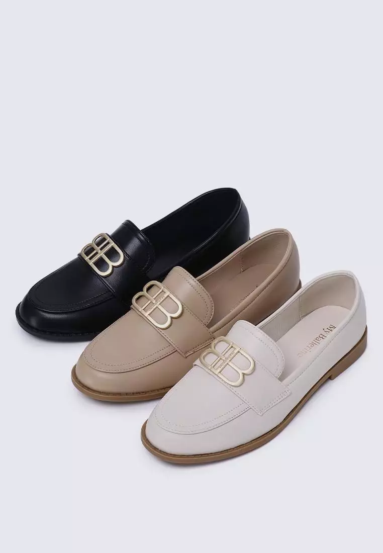 My Ballerine Minetta Comfy Loafers In Nude
