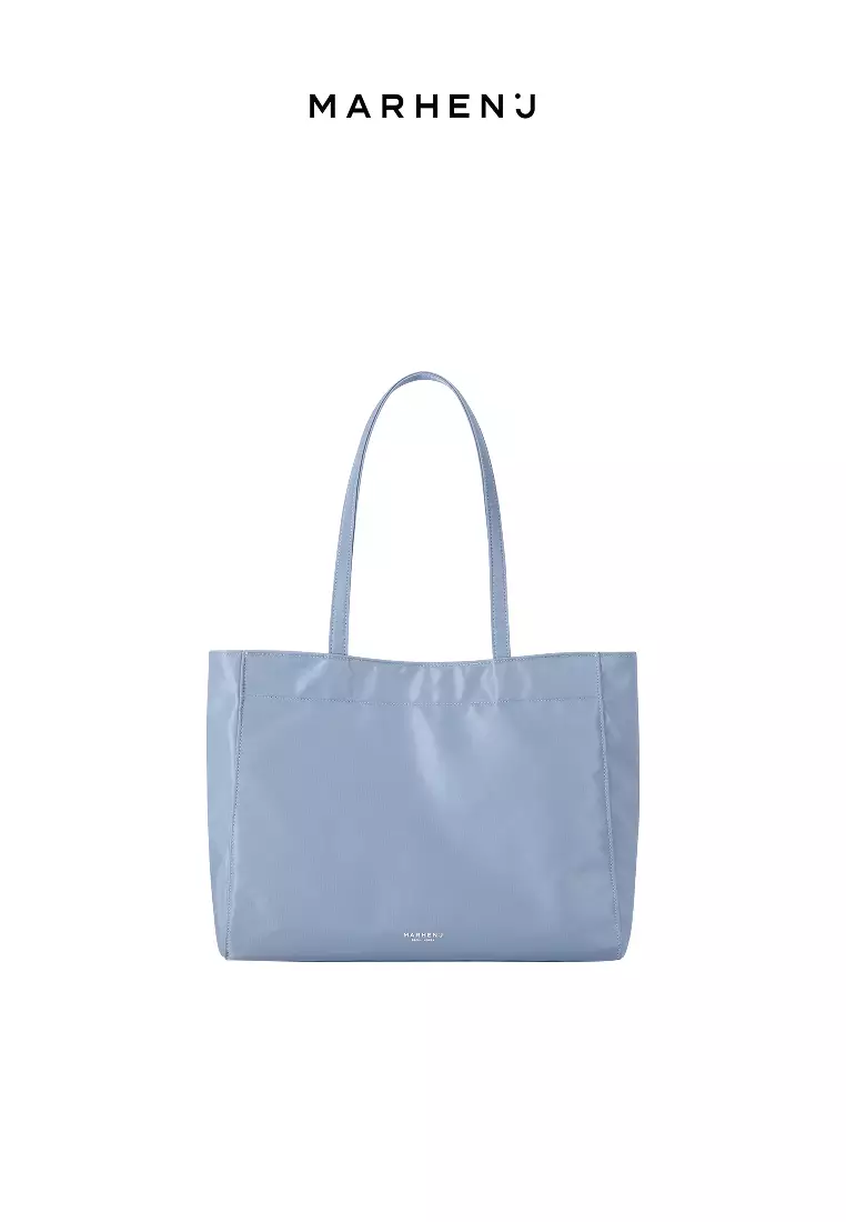BONA Nylon Shoulder Bag Sky Blue