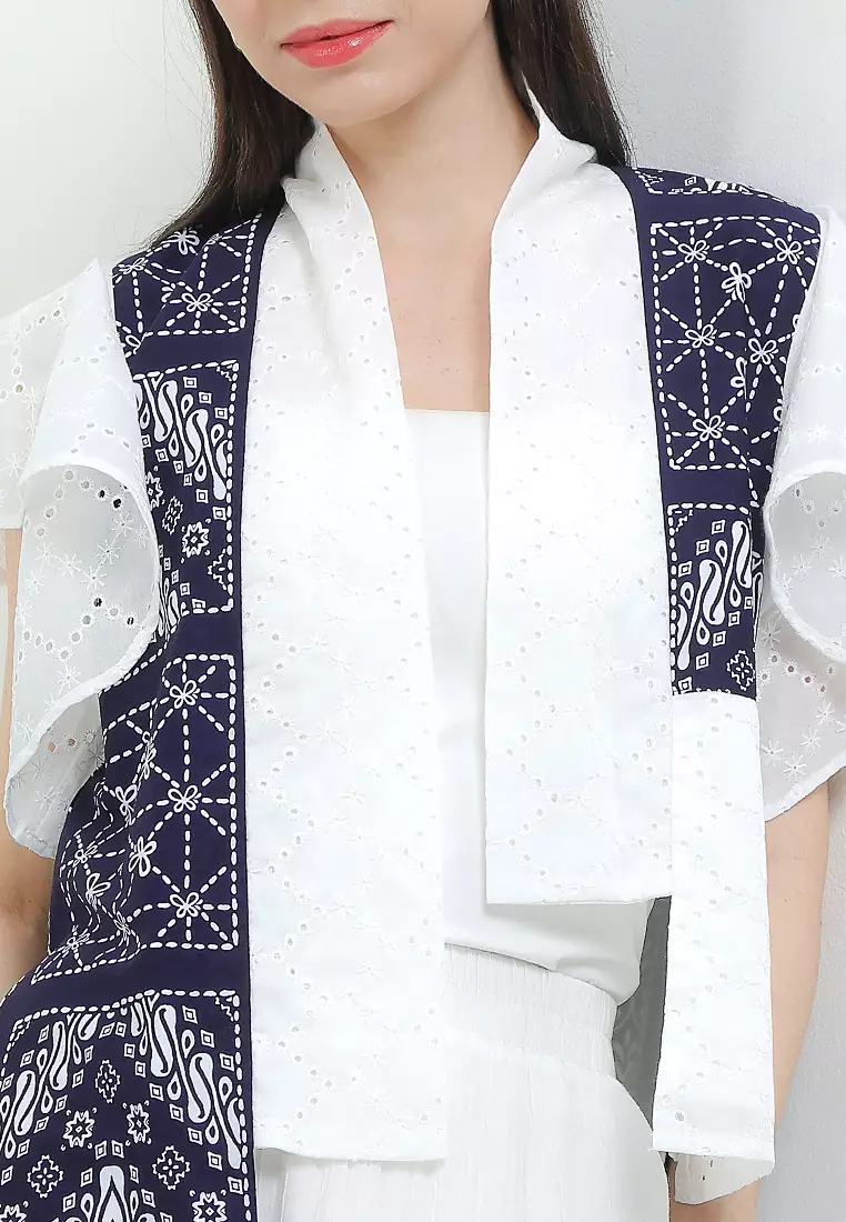 Jual Rianty Batik Outer Atasan Wanita Cardigan Vest Arumi Merona ...