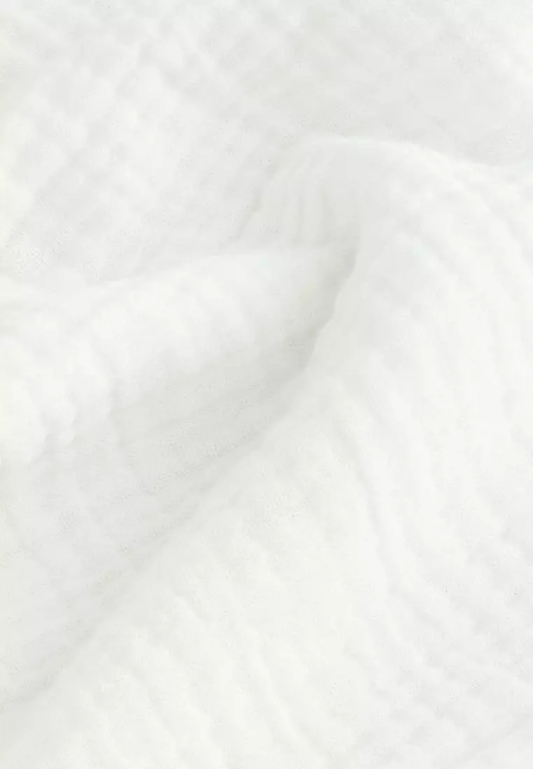 100% Cotton Short Sleeve Cheesecloth Shirt