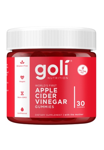 Goli Apple Cider Vinegar Gummies 60 ct Vegan, Organic, Non GMO (3 Bottles)