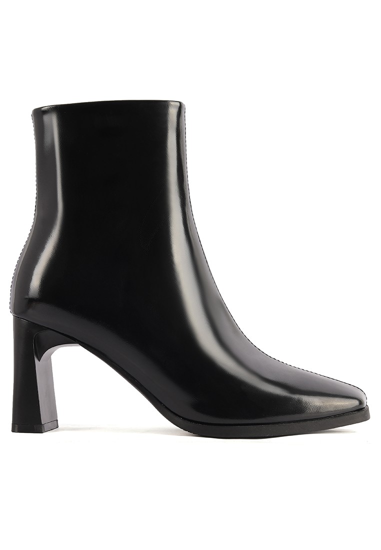 7CM Square Toe Zipper Ankle Boots XJ815-2