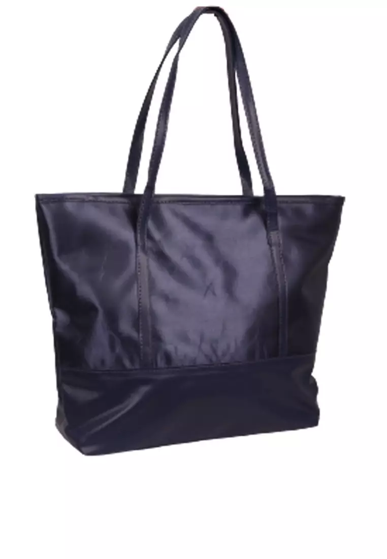 Jual Quincy Label Jill Tote Bag Women - Navy Original 2024 | ZALORA ...