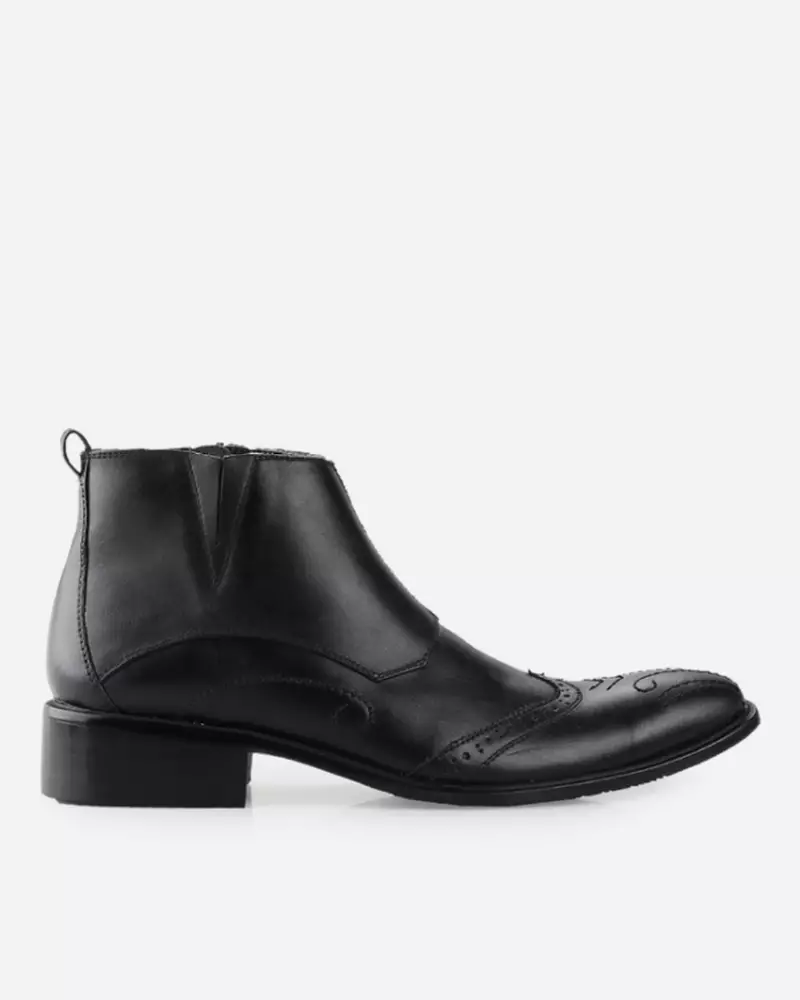 Seth Men Formal Ankle Boots Cow Leather