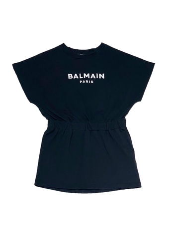 BALMAIN KIDS black BALMAIN GIRLS DRESS CF110KA47203A9GS_1