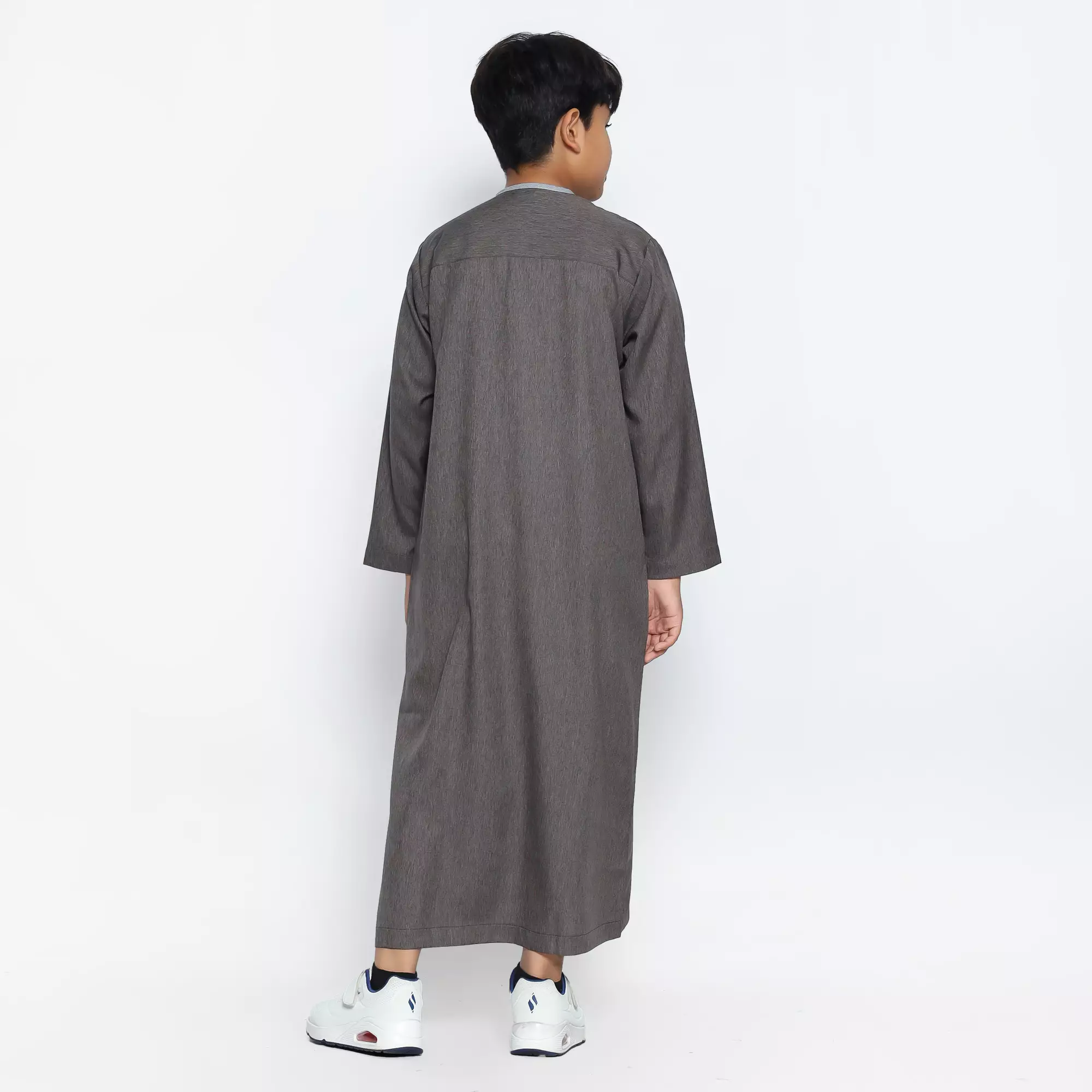 Gamis Jubah Anak Laki Laki GPA Yazid Dark Grey