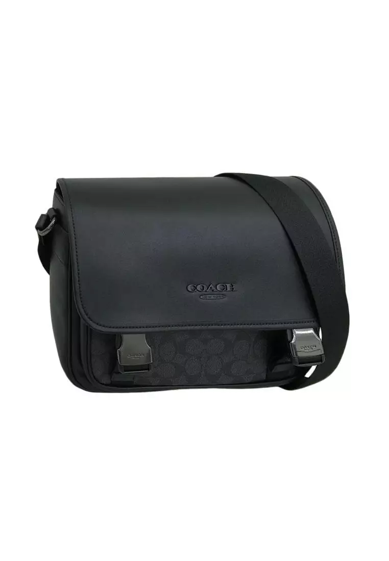 Racer Messenger Bag In Signature Canvas CT716