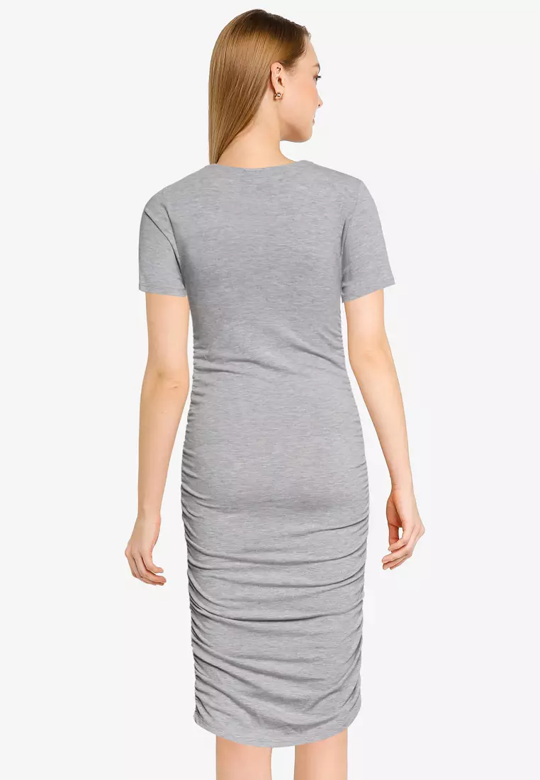 Buy Noisy May Cemre Short Sleeve Ruching Dress Online