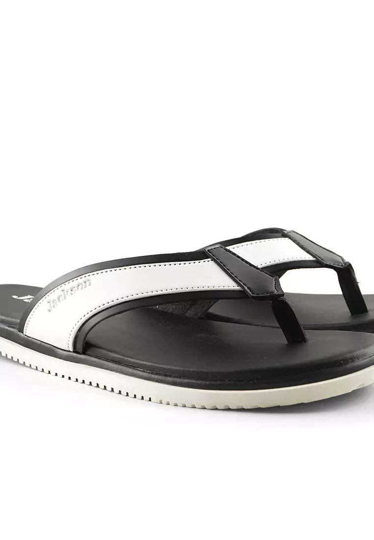 Jackson Sandal Benz 1JS White Black