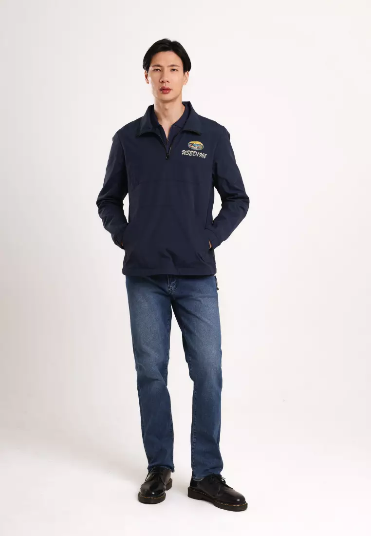 Used 1968 - Napariri Jacket Pria Windbreaker Regular Navy