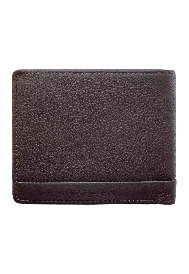 Crocodile C1308S Dompet Tri-fold Wallet Leather Kulit Original - Coklat