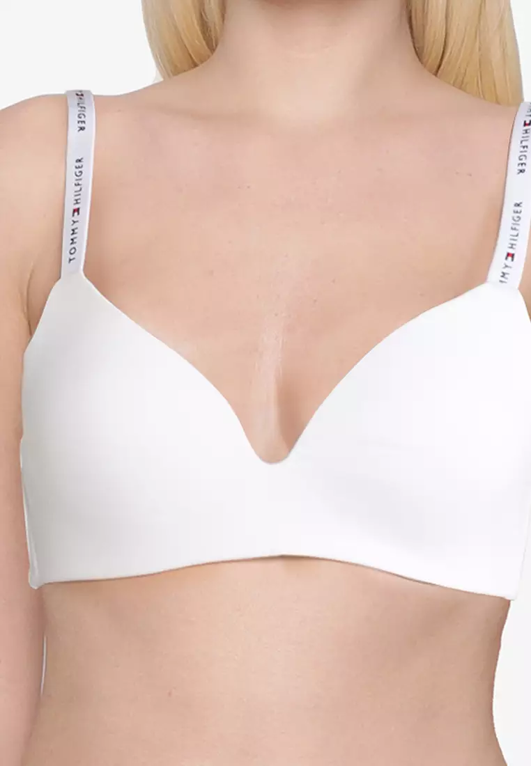 Tommy hilfiger Lightly Lined Triangle Bra White