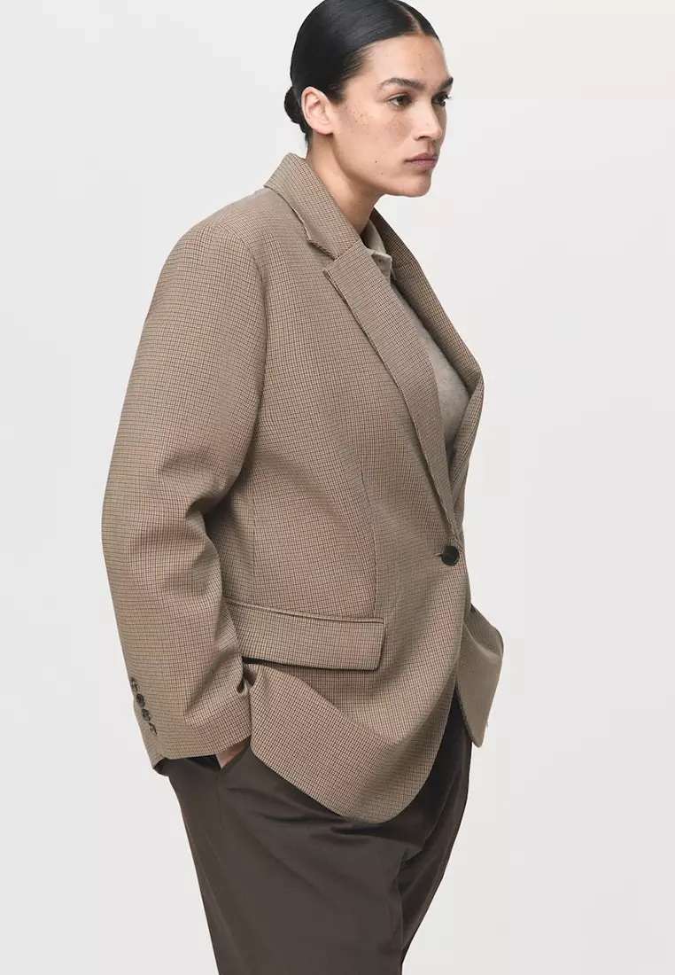 Straight Jacket With Flap Pockets