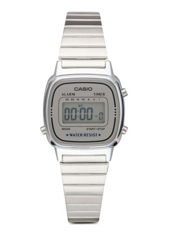 Lesprit 品質A670WA-7SDF 數碼不銹鋼女錶, 錶類, 飾品配件