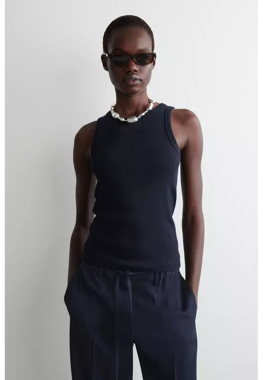 RIBBED TANK TOP