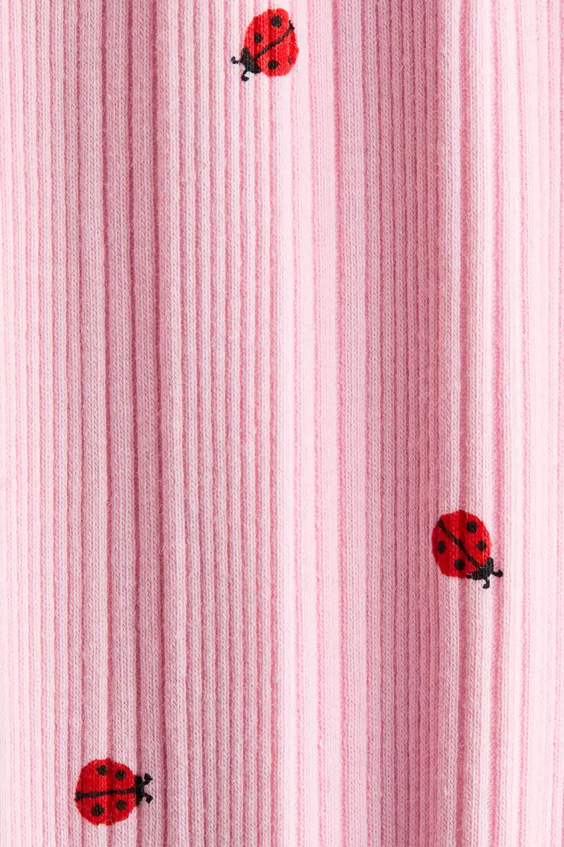 Ribbed cotton leggings