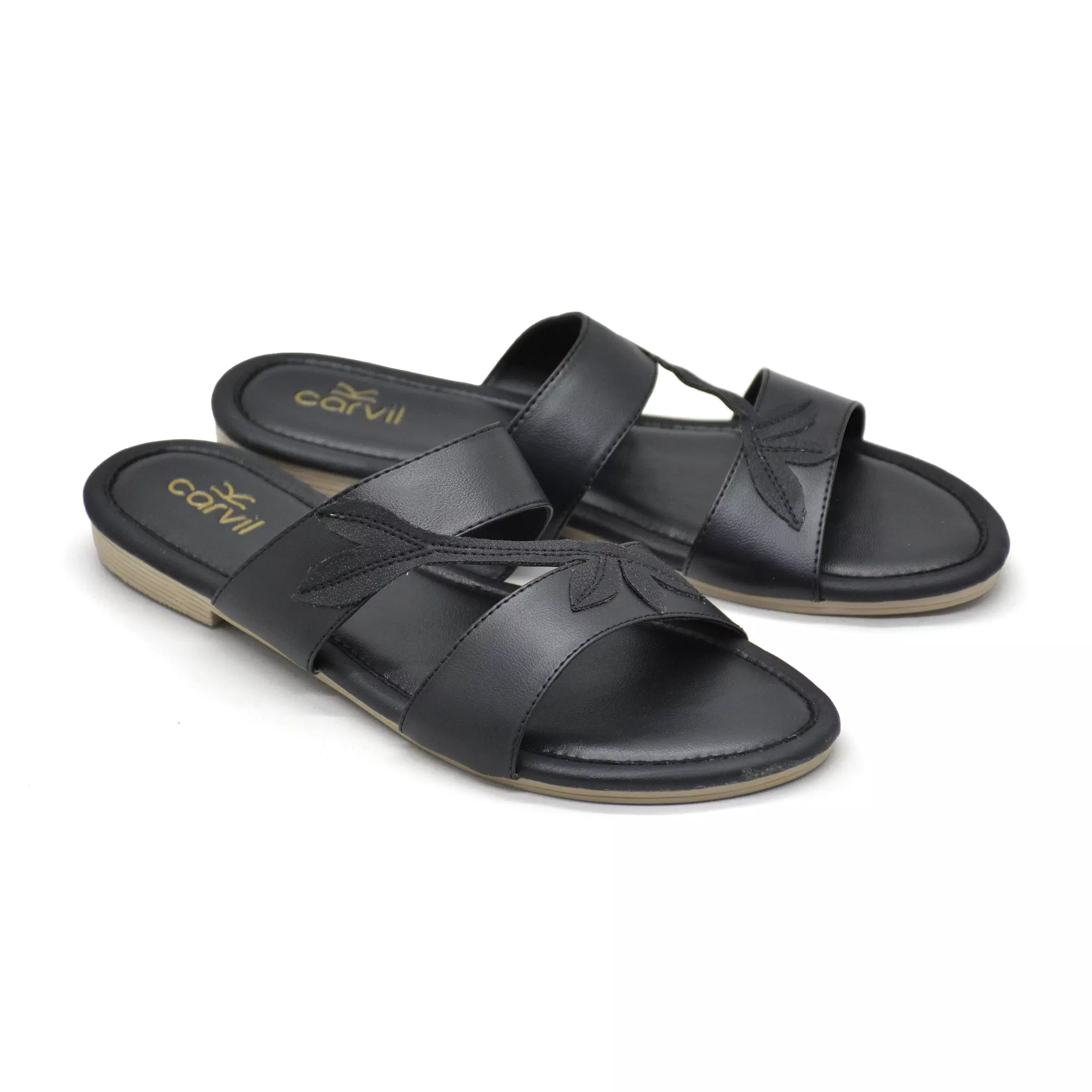 Carvil Sandal Wanita Boneva-02 L Black