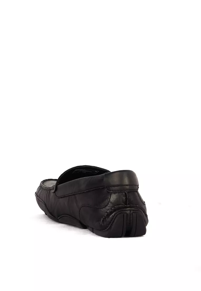 Sepatu Casual Pria Loafer Moccasin Gino Mariani Bartoli 7 Hitam