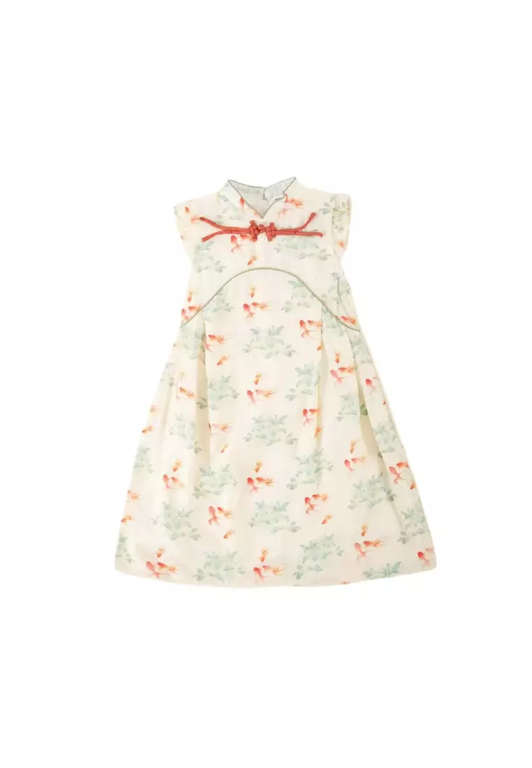 Buy Little Kooma Fortune Bloom Family Set with Golden Fish Baby Kids Girl  Cheongsam Dress 0827 2026 Online | ZALORA