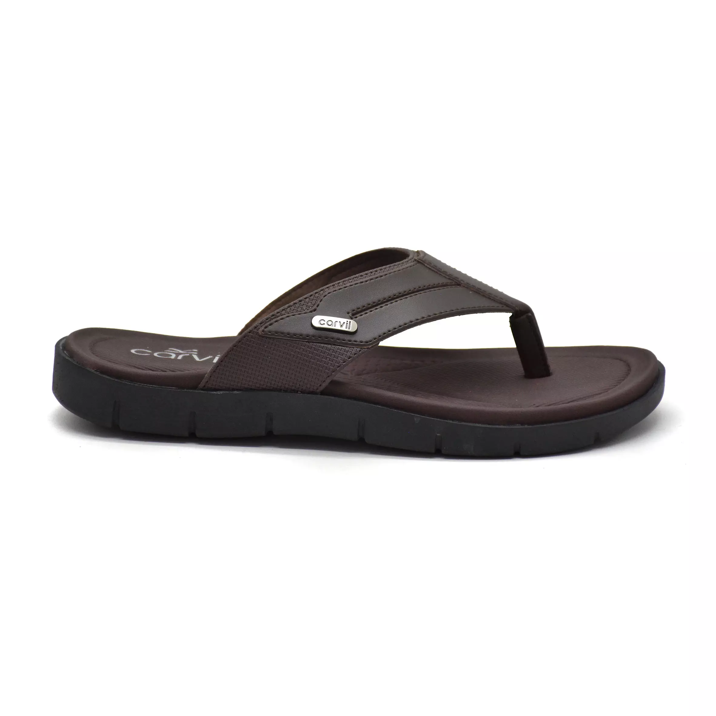 Carvil Sandal Pria Firenze-01 M Dark Brown