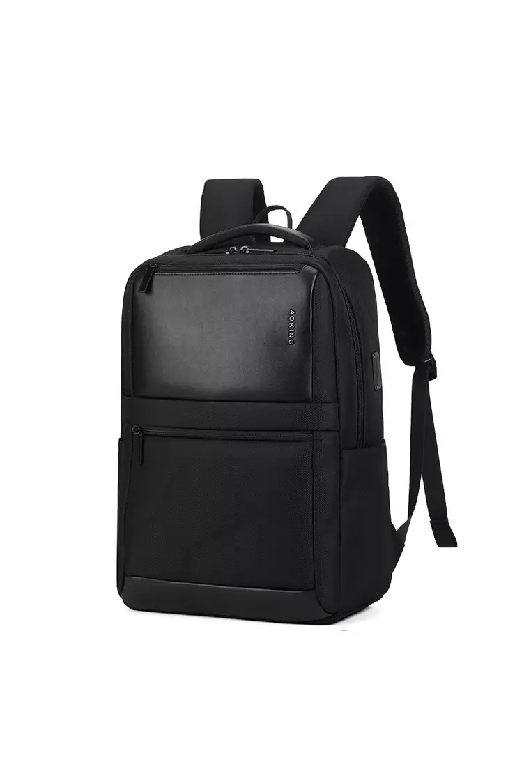 Aoking black best sale backpack