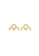WASIS gold SIOSE Handmade Gold-Plated Brass Stud Earrings 5E2CAACF57EBECGS_1