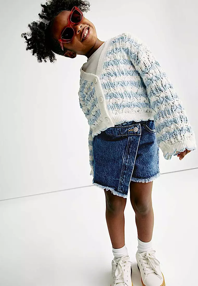 Pure Cotton Denim Skort