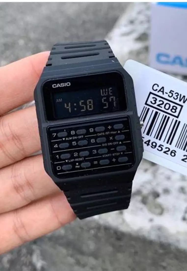 CASIO CA-53WF-1BDF BLACK CALCULATOR
