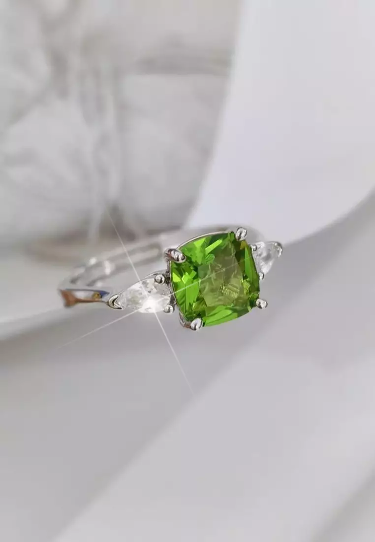 Cincin Wanita Berlapis Platinum Anti Luntur Perhiasan Luxury Fashion New Aksesoris Cewek R013
