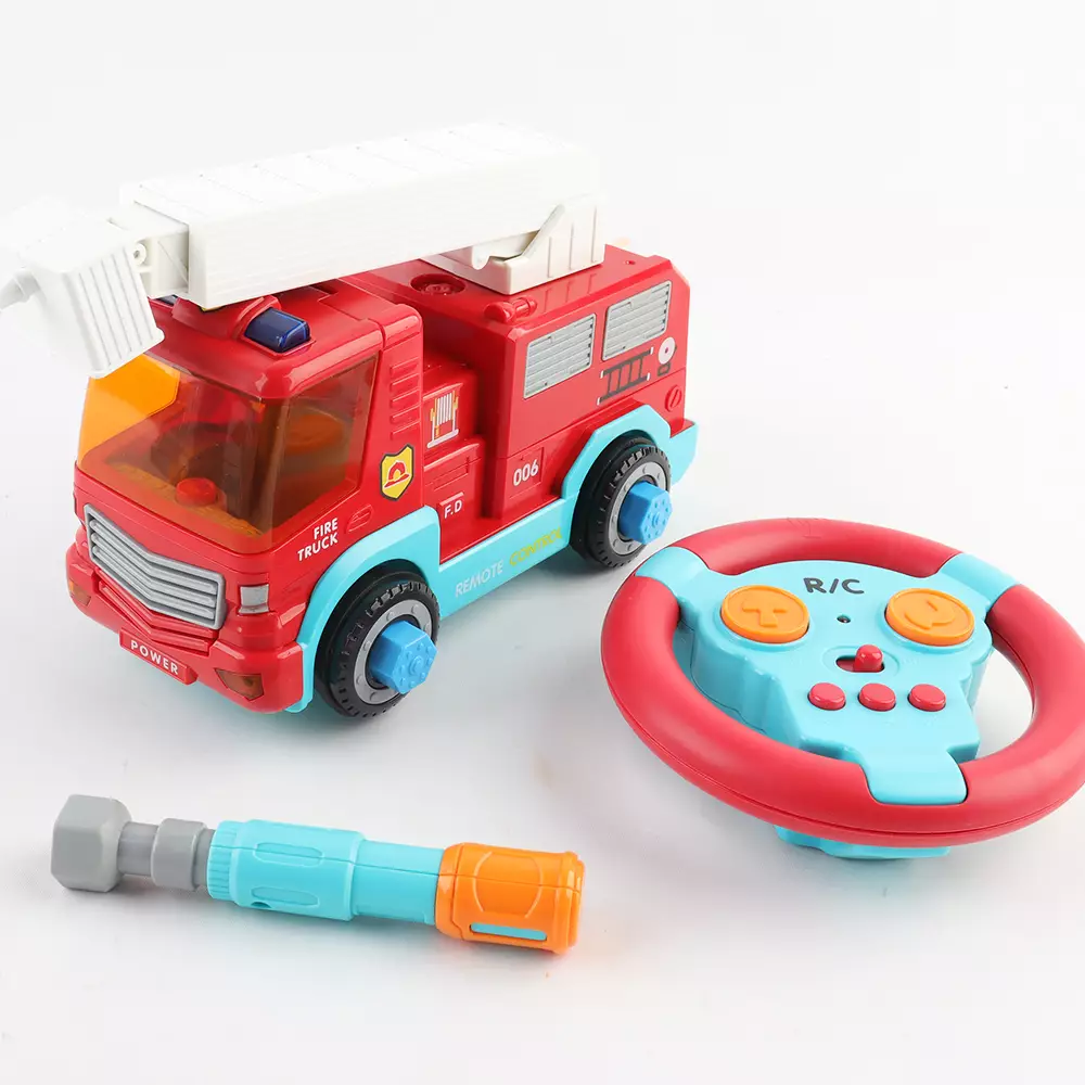 Okiedog DIY RC City Series Fire Truck - Mainan Anak, Mainan Mobil Anak, Mainan Truck Anak