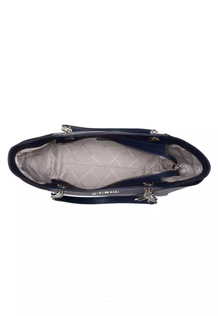 Jet set travel online large metallic leather crossbody