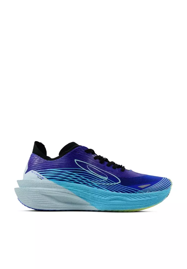 910Nineten HAZE FLOW sepatu lari - ungu/biru/hitam