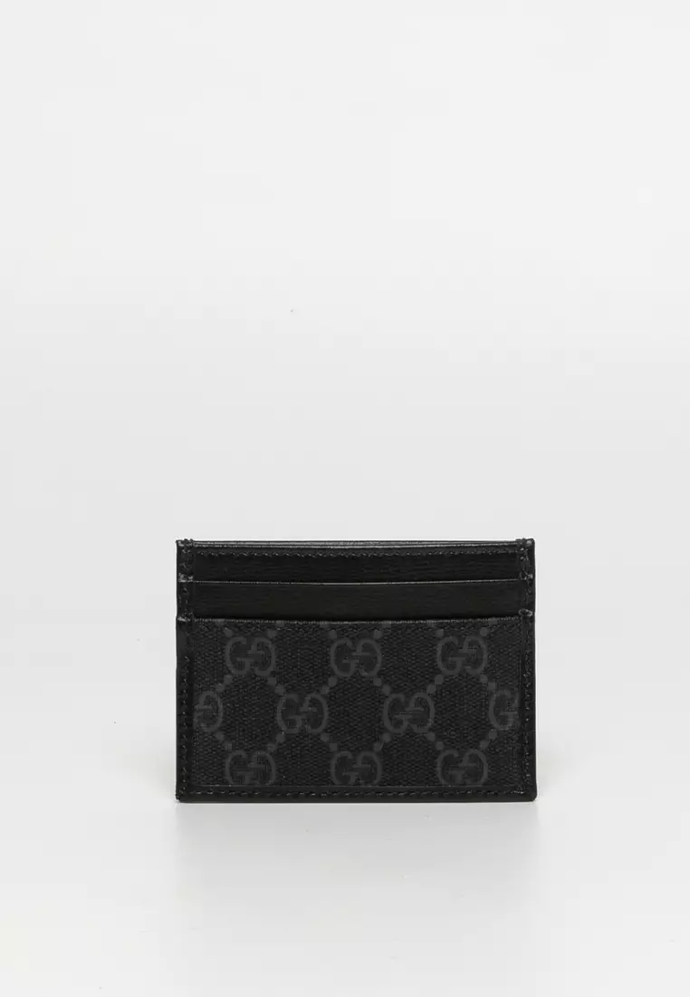 GUCCI Gg Supreme Canvas Card Holder for Men