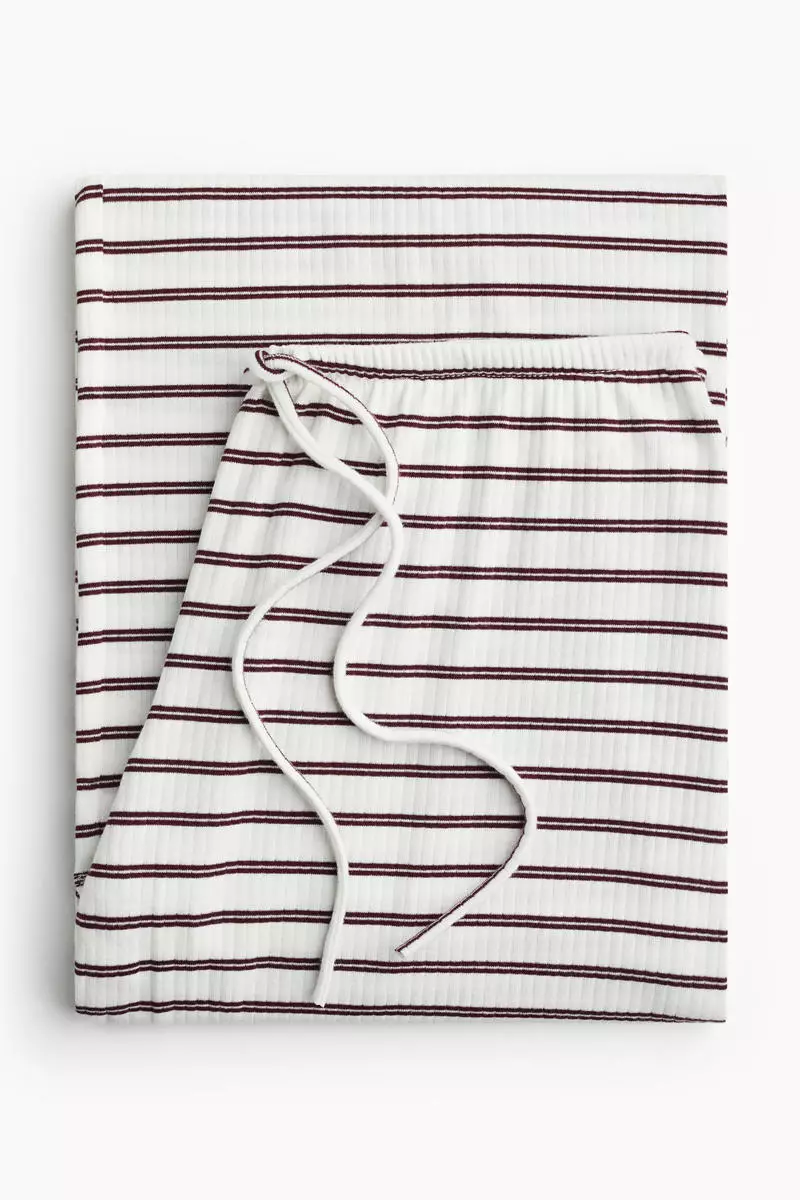 Cotton-blend trousers