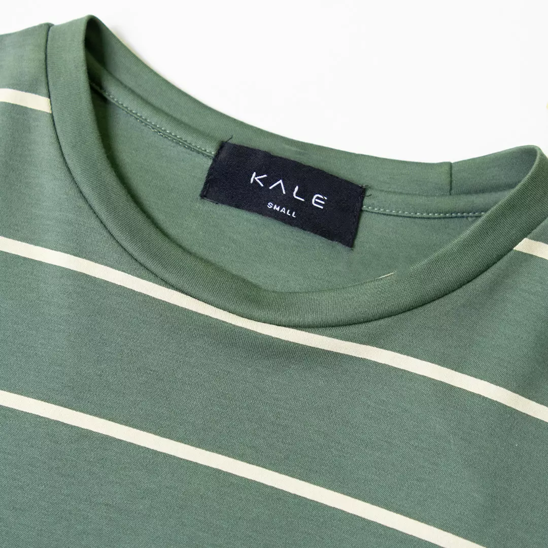 Kale EROS GREEN / Cotton Cloudy / Kaos Boxy Fit / Kaos Korea / Atasan Kaos Pria / Kaos Basic Pria