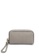 HAPPY FRIDAYS grey Double Zipper Textured Leather Wallet JN2017 813FDAC864C3D8GS_1