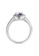 Her Jewellery Classic Alexandrite Ring (White Gold) - made with Zirconia & Lab created Alexandrite Gemstone 0720DAC67036B8GS_4