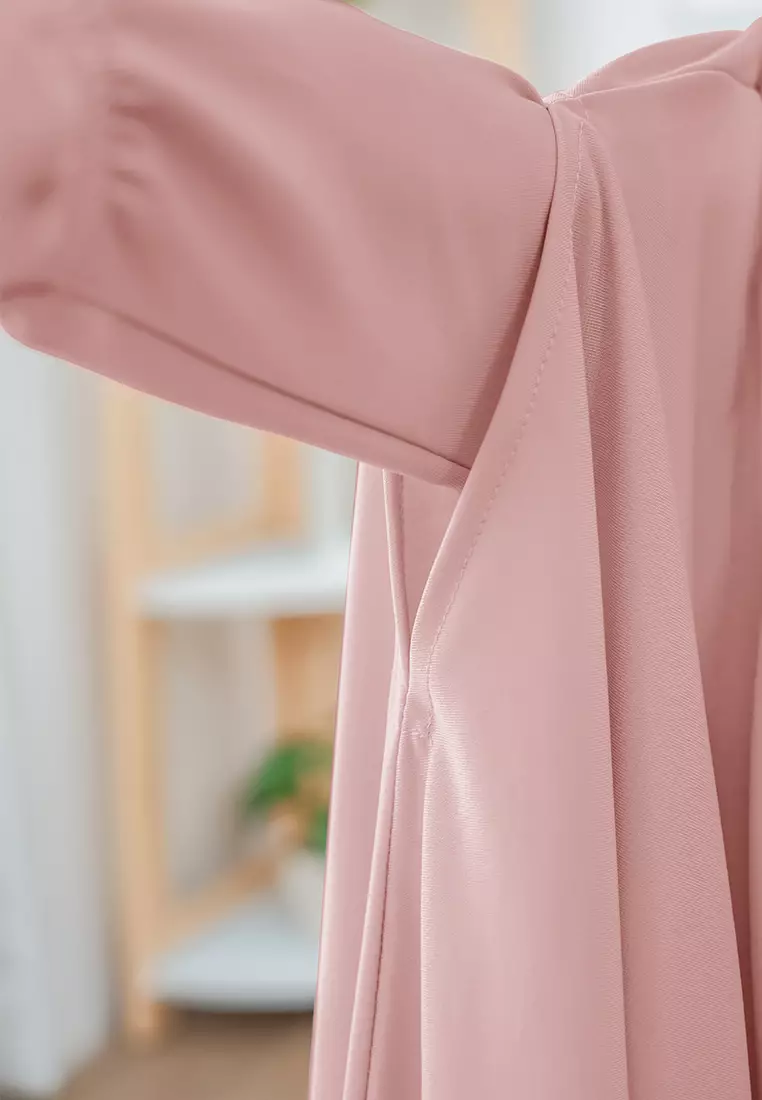 Alyafa Khimar One set Syari | Set Dress Gamis Syari Cadar - Anak - M