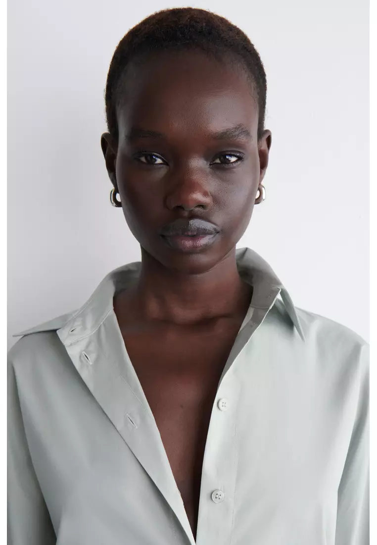 ROUNDED PIMA COTTON SHIRT