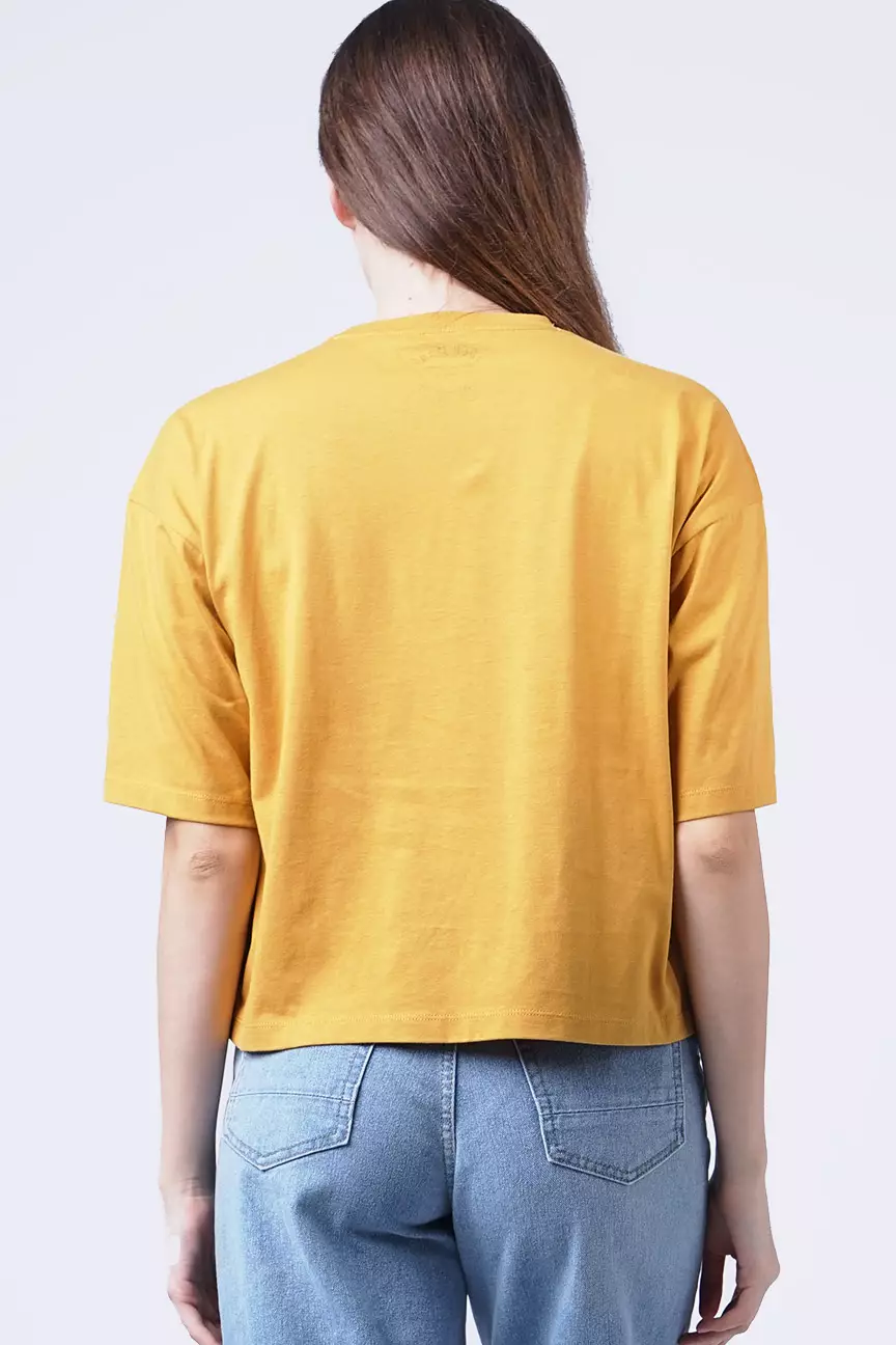 Kaos Wanita Ellie Mustard